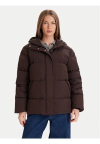 Lacoste Kurtka zimowa BF2608 Brązowy Regular Fit. Kolor: brązowy. Materiał: syntetyk. Sezon: zima