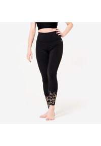 STAREVER - Legginsy do tańca nowoczesnego damskie Starever wysoki stan. Stan: podwyższony. Kolor: czarny. Materiał: elastan, poliamid, materiał. Sport: taniec