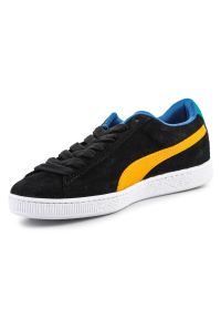 Buty Puma Suede Garfield M 384182-01 czarne. Okazja: na co dzień. Kolor: czarny. Materiał: skóra, guma. Szerokość cholewki: normalna. Model: Puma Suede