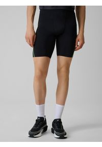 4f - 4F Legginsy kolarki do biegania szybkoschnące męskie - czarne XL. Kolor: czarny. Materiał: materiał, włókno. Sport: bieganie, fitness #2