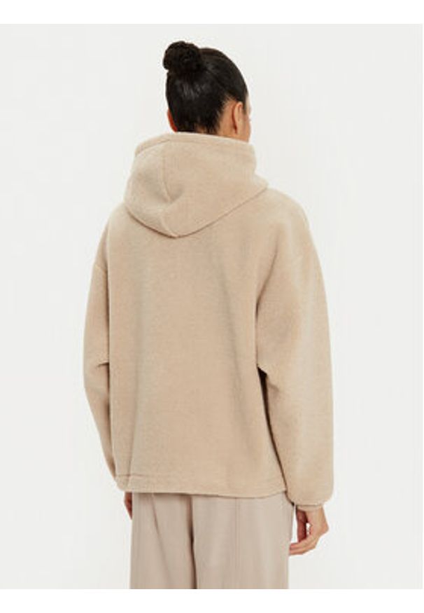 Champion Bluza 117549 Beżowy Loose Fit. Kolor: beżowy. Materiał: syntetyk