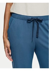 Triumph Spodnie piżamowe Mix & Match 10222619 Granatowy Regular Fit. Kolor: niebieski. Materiał: bawełna #5