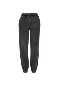 Urban Classics - Spodnie Dresowe Z Wysokimi Stanami Dla Pań I Panów. Stan: podwyższony. Kolor: czarny. Materiał: dresówka. Długość: długie #1