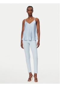 Rinascimento Top CFC0127685003 Błękitny Regular Fit. Kolor: niebieski. Materiał: syntetyk #4