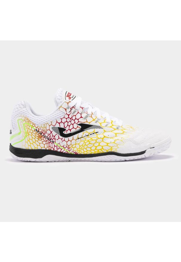 Buty piłkarskie męskie Joma Maxima 2442 In. Zapięcie: sznurówki. Kolor: czerwony, brązowy, wielokolorowy, żółty. Materiał: materiał, syntetyk, tkanina. Szerokość cholewki: normalna. Sport: piłka nożna