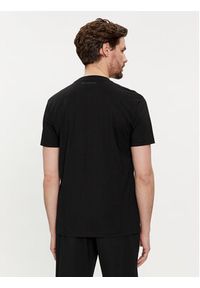 Karl Lagerfeld - KARL LAGERFELD T-Shirt 755425 542241 Czarny Regular Fit. Typ kołnierza: dekolt w karo. Kolor: czarny. Materiał: bawełna #5