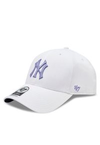 47 Brand Czapka z daszkiem Mlb New York Yankees Enamel Twist Under '47 Mvp B-ENLSP17CTP-WH Biały. Kolor: biały. Materiał: materiał #1