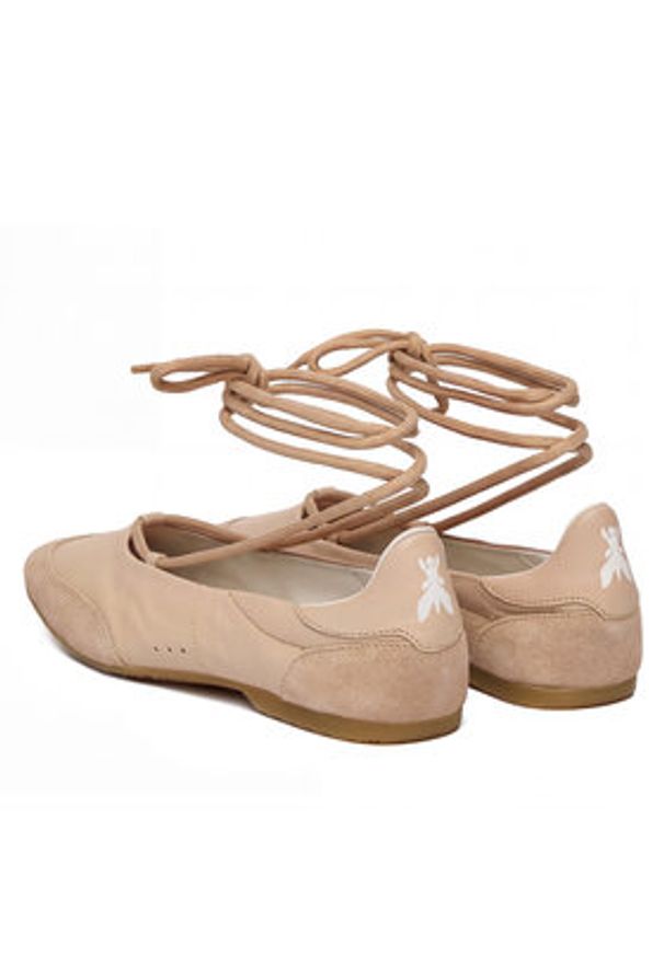 Patrizia Pepe Baleriny 8Z0123/L150-R874 Beżowy. Kolor: beżowy. Materiał: skóra