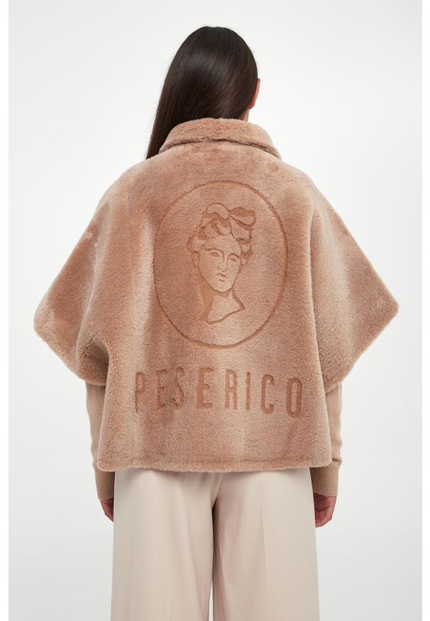 Kamizelka damska dwustronna futrzana PESERICO. Materiał: futro