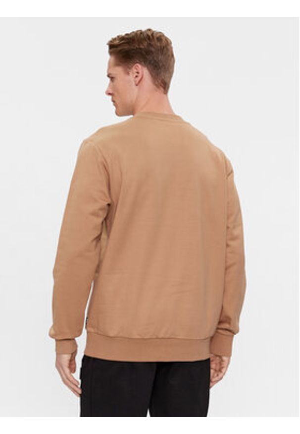 BOSS - Boss Bluza Soleri 07 50507939 Beżowy Relaxed Fit. Kolor: beżowy. Materiał: bawełna