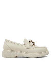 Patrizia Pepe Loafersy PJ282.02 Écru. Materiał: skóra #1