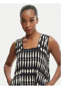 Iconique Sukienka letnia Elsie IC26-111 Czarny Regular Fit. Kolor: czarny. Materiał: wiskoza. Sezon: lato #2