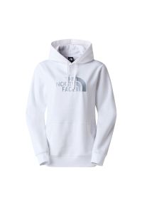Bluza damska The North Face Drew Peak 0A89EHMV51 - biała. Kolor: biały. Materiał: bawełna, poliester. Styl: klasyczny. Sport: wspinaczka #1