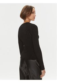only - ONLY Sweter 15294463 Czarny Regular Fit. Kolor: czarny. Materiał: syntetyk