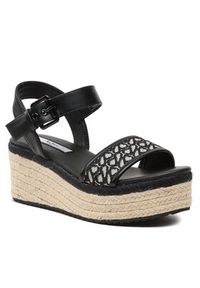 Pepe Jeans Espadryle Witney Jacquard PLS90594 Czarny. Kolor: czarny. Materiał: skóra #4