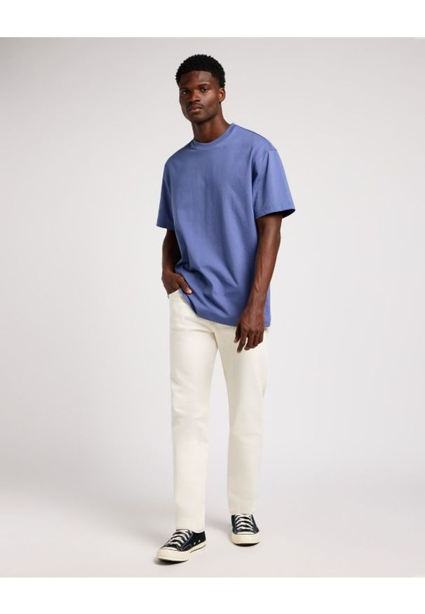 Lee - MESKA KOSZULKA LEE PLAIN LOOSE TEE SURF BLUE 112350758