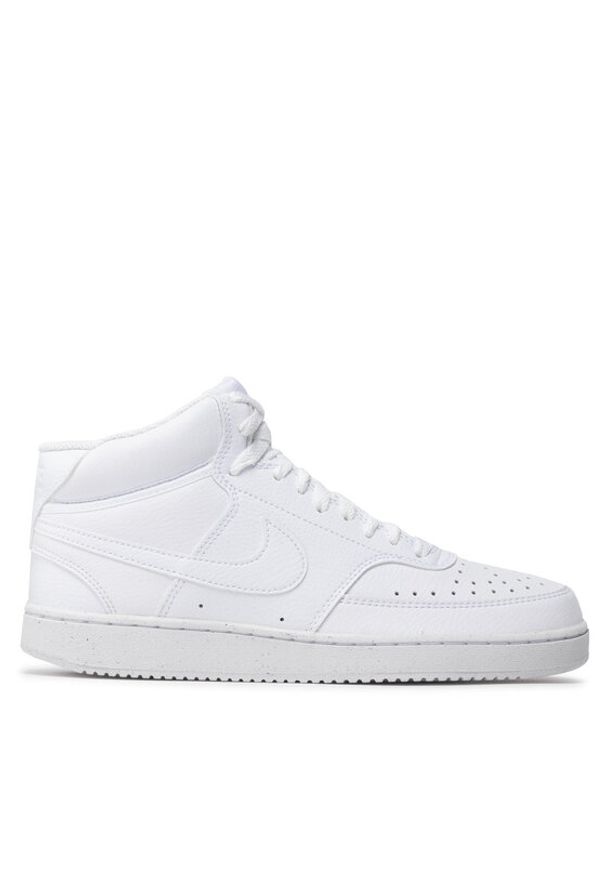 Nike Sneakersy Court Vision Mid Nn DN3577 100 Biały. Kolor: biały. Materiał: skóra. Model: Nike Court