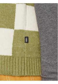 Vans Sweter Courtyard Checker Sweater Vest VN000F6WBD41 Zielony Regular Fit. Kolor: zielony. Materiał: syntetyk #5