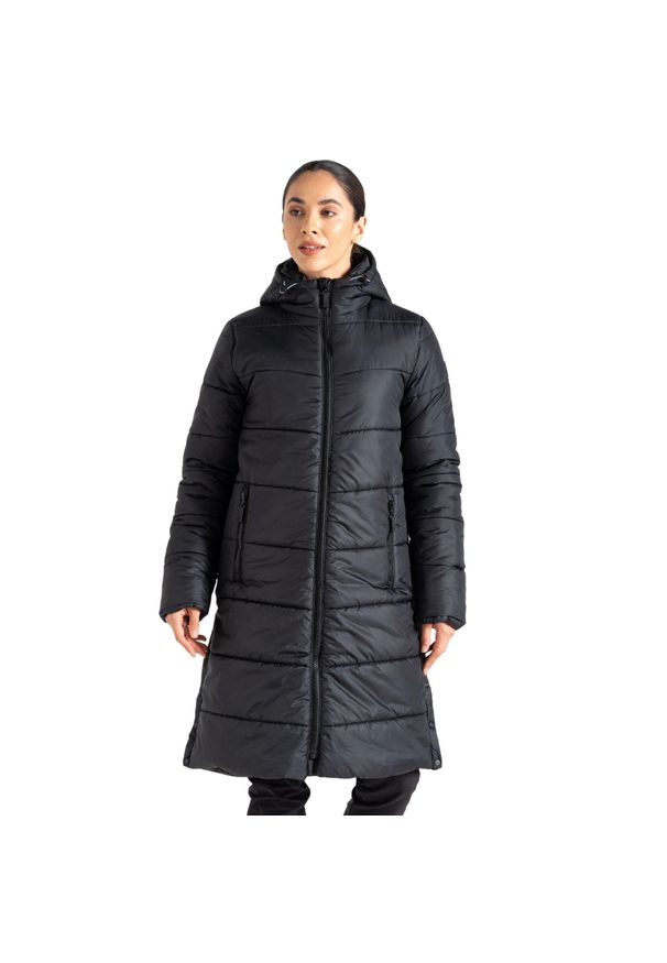 DARE 2B - Kurtka Damska Distinguish Baffled Padded Jacket. Kolor: czarny. Materiał: puch. Sport: turystyka piesza