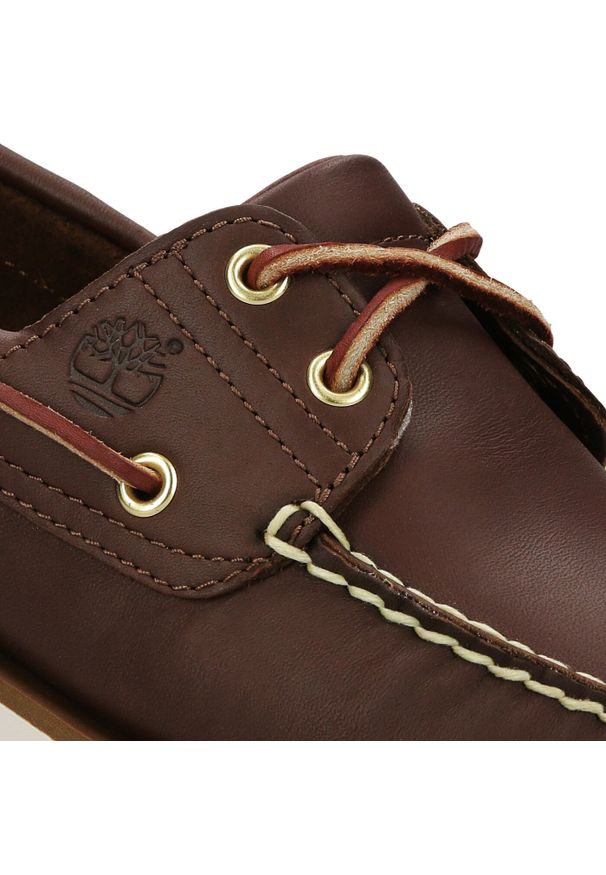 Timberland CLASSIC BOAT 2 EYE Mokasyny męskie. Okazja: na co dzień, na spacer. Kolor: brązowy. Materiał: guma, skóra. Sezon: lato. Styl: casual, elegancki, wakacyjny, klasyczny