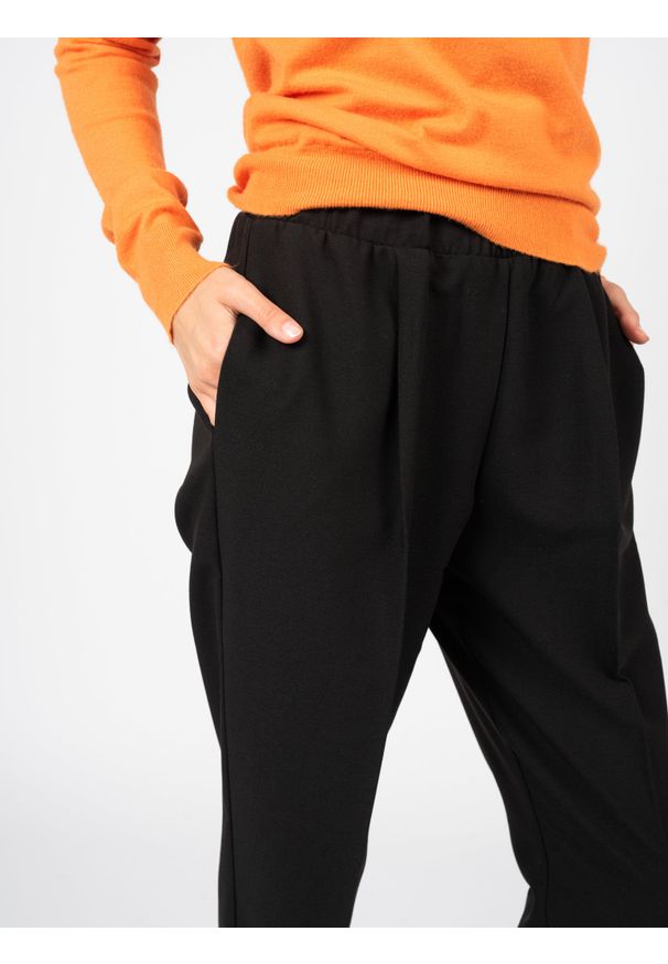 Silvian Heach Spodnie | PGA22437PA | Kobieta | Czarny. Okazja: na co dzień. Stan: podwyższony. Kolor: czarny. Materiał: wiskoza, poliester, elastan. Styl: casual