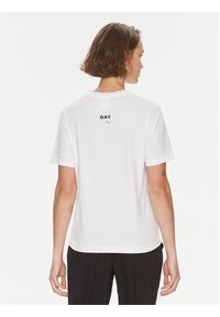 DAY T-Shirt Parry 100424 Biały Regular Fit. Kolor: biały. Materiał: bawełna #5