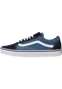 Buty do chodzenia unisex Vans Old Skool. Kolor: niebieski. Materiał: tkanina, materiał, syntetyk, skóra. Model: Vans Old Skool. Sport: turystyka piesza #2