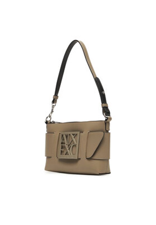 Armani Exchange Torebka 942907 0A874 U6242 Brązowy. Kolor: brązowy. Materiał: skórzane