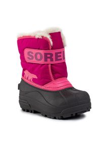 sorel - Sorel Śniegowce Childrens Snow Commander NC1960 Różowy. Kolor: różowy. Materiał: materiał