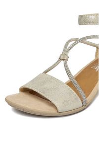 Rieker Sandały CEO-64654-40 Srebrny. Kolor: srebrny. Materiał: skóra #4