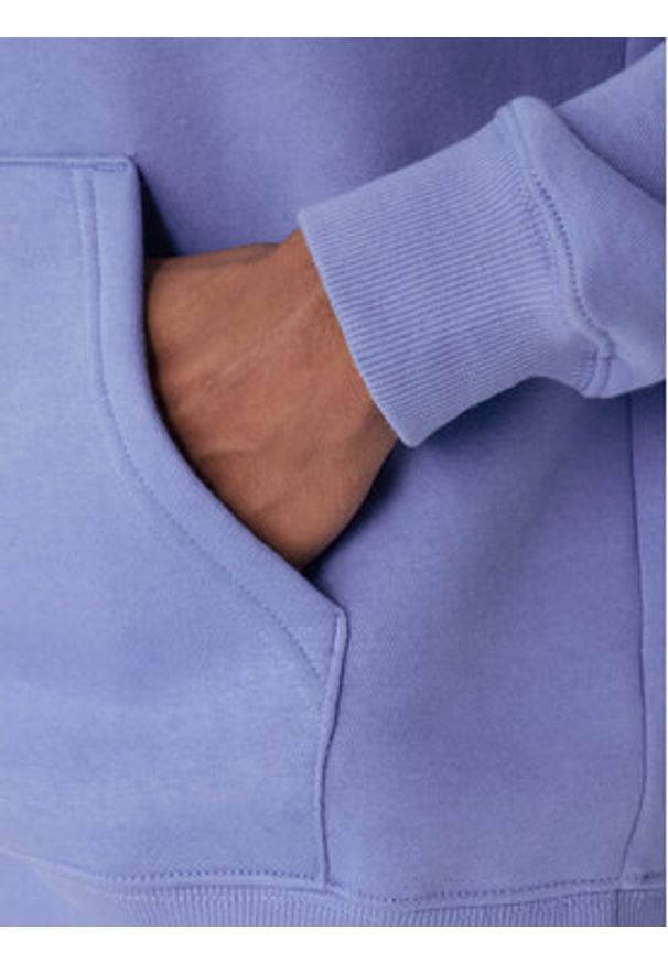 Tommy Jeans Bluza DM0DM20742 Niebieski Relaxed Fit. Kolor: niebieski. Materiał: bawełna