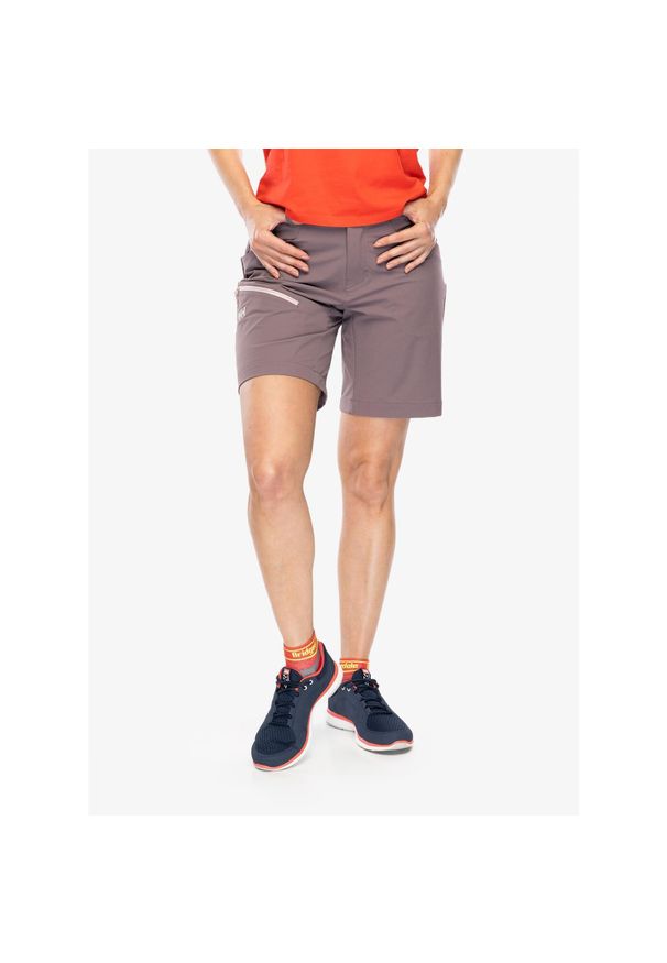 Spodenki turystyczne damskie Helly Hansen Blaze Softshell Shorts. Kolor: szary. Materiał: softshell