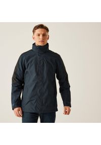 Regatta - Kurtka robocza męska Defender. Kolor: niebieski. Sezon: zima. Sport: turystyka piesza #1