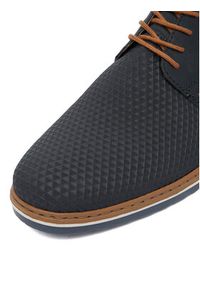 Rieker Półbuty 16504-16 Granatowy. Kolor: niebieski. Materiał: materiał #2