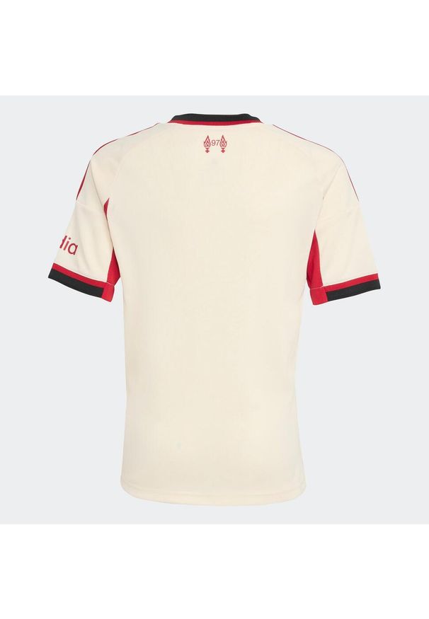 Adidas - Koszulka piłkarska dla dzieci ADIDAS Liverpool FC sezon 25/26 wyjazdowa. Sport: piłka nożna