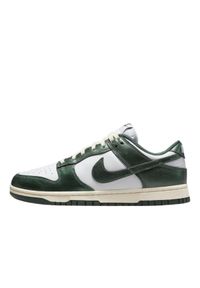 Buty do chodzenia męskie Nike Dunk Low. Zapięcie: sznurówki. Kolor: biały. Materiał: guma, tkanina, skóra. Szerokość cholewki: normalna. Sport: turystyka piesza