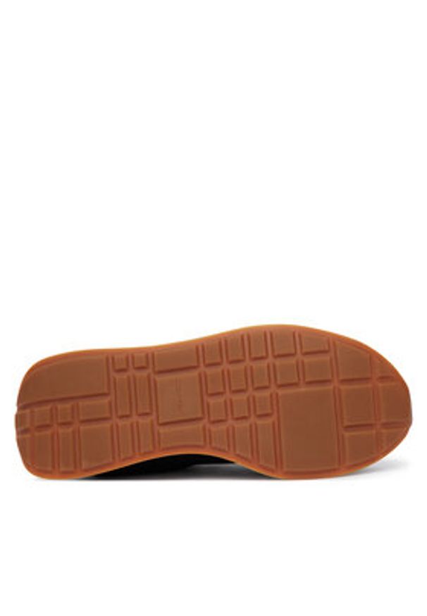Calvin Klein Sneakersy Retro Runner Lace Up Sock YW0YW02060 Czarny. Kolor: czarny. Materiał: materiał