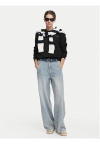 Tommy Jeans Bluza Ess Logo DW0DW22829 Czarny Regular Fit. Kolor: czarny. Materiał: bawełna #2