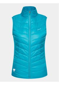 Viking Bezrękawnik Becky Pro Primaloft Lady 600/23/2331 Turkusowy Regular Fit. Kolor: turkusowy. Materiał: syntetyk. Długość rękawa: bez rękawów