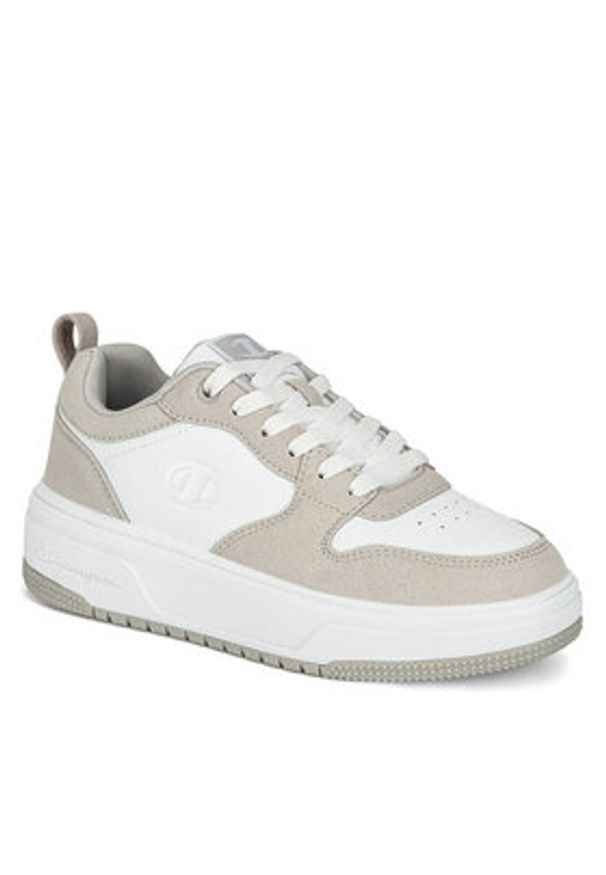 Champion Sneakersy RD18 LITE LOW S11724-WW004 Beżowy. Kolor: beżowy. Materiał: skóra