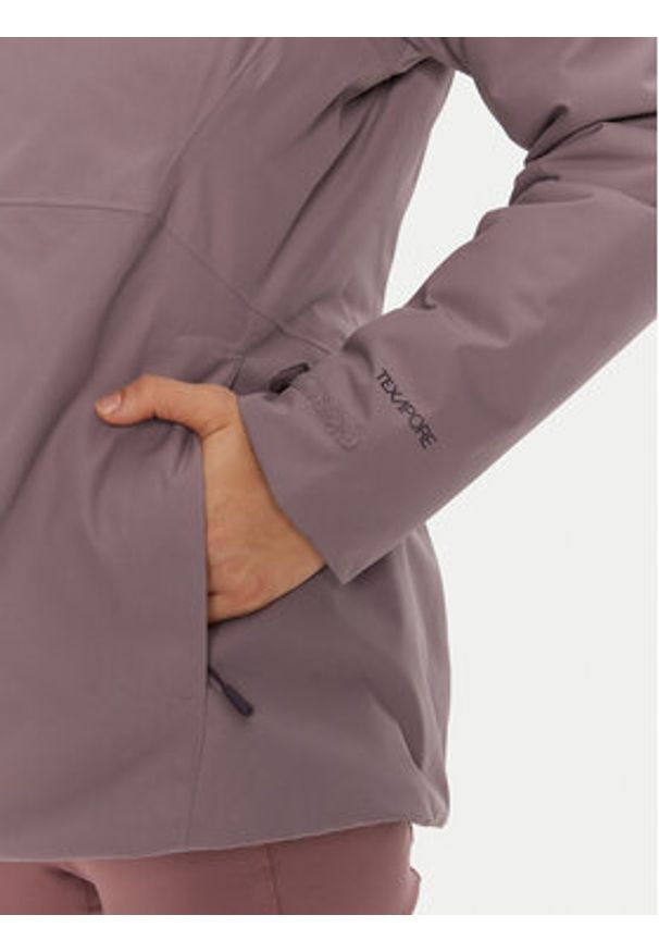 Jack Wolfskin Kurtka przeciwdeszczowa Wisper Ins A61893 Fioletowy Regular Fit. Kolor: fioletowy. Materiał: syntetyk