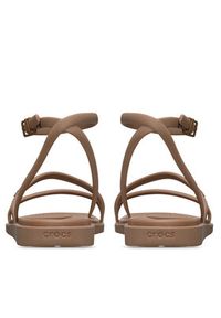 Crocs Sandały Miami Ankle Strap Sandal 212256 Brązowy. Kolor: brązowy #3