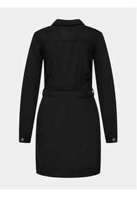 Brave Soul Sukienka koszulowa LDRW-272FARROWBL Czarny Regular Fit. Kolor: czarny. Materiał: syntetyk. Typ sukienki: koszulowe