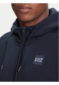 EA7 Emporio Armani Dres 7M000914 AF10377 UB102 Granatowy Modern Fit. Kolor: niebieski. Materiał: bawełna #5