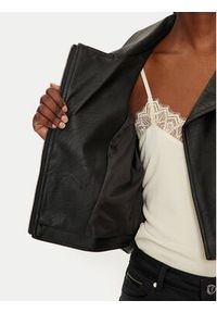 Morgan Kurtka z imitacji skóry 232-GUR Czarny Regular Fit. Kolor: czarny. Materiał: skóra #4