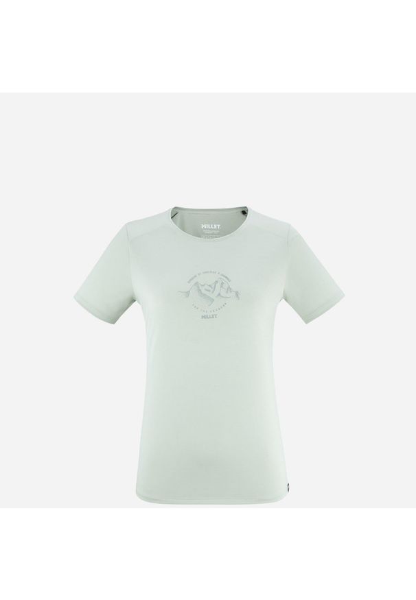 Koszulka damska z krótkim rękawem Millet Ubic Light Ts Ss W active Fit. Kolor: zielony. Materiał: tkanina, mesh. Długość rękawa: krótki rękaw. Długość: krótkie. Sport: turystyka piesza