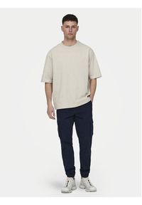 Only & Sons T-Shirt 22028766 Szary Relaxed Fit. Kolor: szary. Materiał: bawełna #5