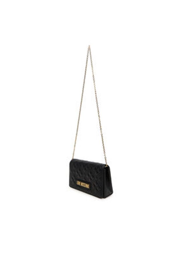 Love Moschino - LOVE MOSCHINO Torebka JC4079PP1NLA0000 Czarny. Kolor: czarny. Materiał: skórzane