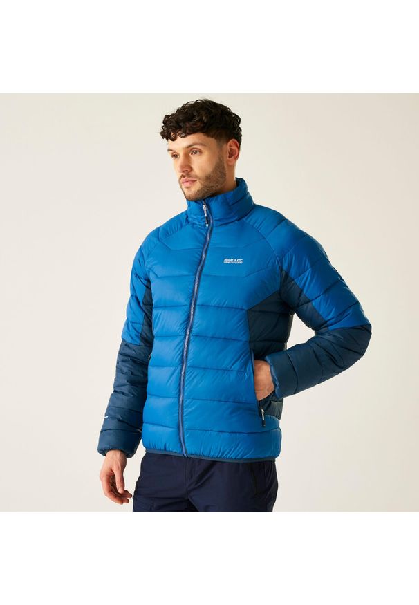 Regatta - Kurtka męska przejściowa ocieplana Dalent. Kolor: niebieski. Materiał: puch, syntetyk. Sport: turystyka piesza