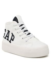 GAP - Gap Trampki Jackson Mid Twl GAI501F6TYWHITGP Biały. Kolor: biały. Materiał: materiał #3